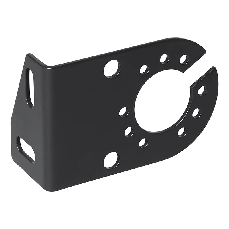 Monteringsplate for stikkontakt – vinklet metall 8 × 5 cm