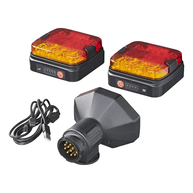 Tilhengerlys LED trådløst med magnet (Bluetooth) 13-polet – 12V