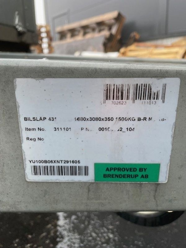 Brenderup 4310 1500kg