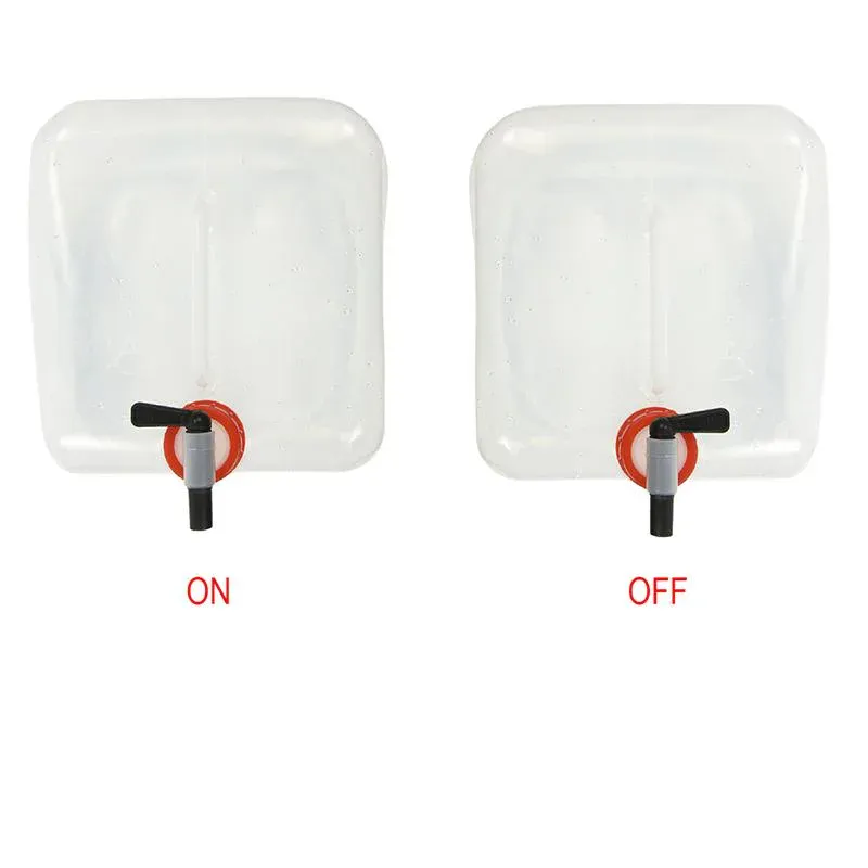 Sammenleggbar vanndunk med lokk – 10 liter