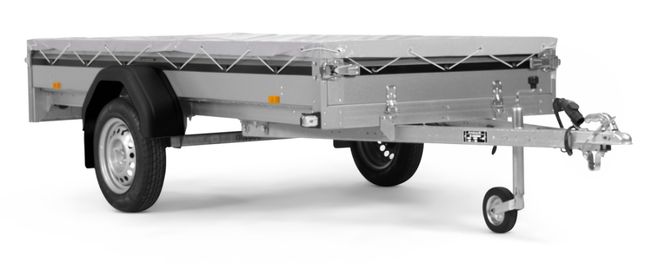 Hovedbilde Flat presenning – 1350 × 2780 mm (mørk grå)